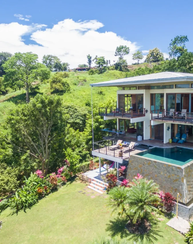 Stunning Villa in Manuel Antonio with Infinity Edge Stone Pool, Rolling Hills and Rainforests Views from VILLAWAY®
