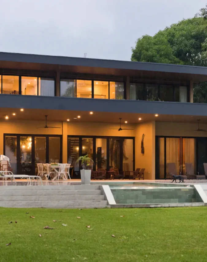 Contemporary Beachfront Villa in Esterillos with Private Infinity Pool and Lush Gardens from VILLAWAY®