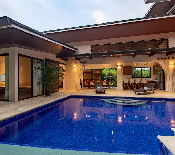 Nature-Infused Luxury Villa with Private Pool, Theater & Jungle Views from VILLAWAY®